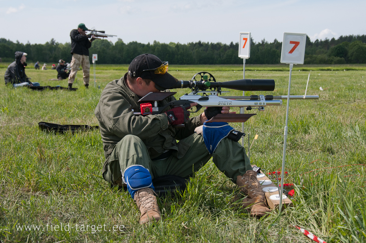 Sergejs Semjonovs with Steyr LG110 FT on Line 7